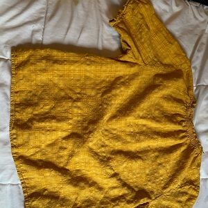 Ruffled high neck top Size small